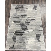 Бельгийский ковер Призма 82031_5254 Серый